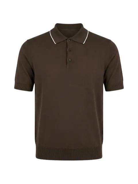 cotton-tricot polo shirt by PESERICO