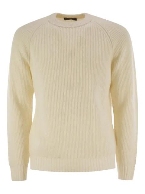 crew-neck ribbed sweater by PESERICO