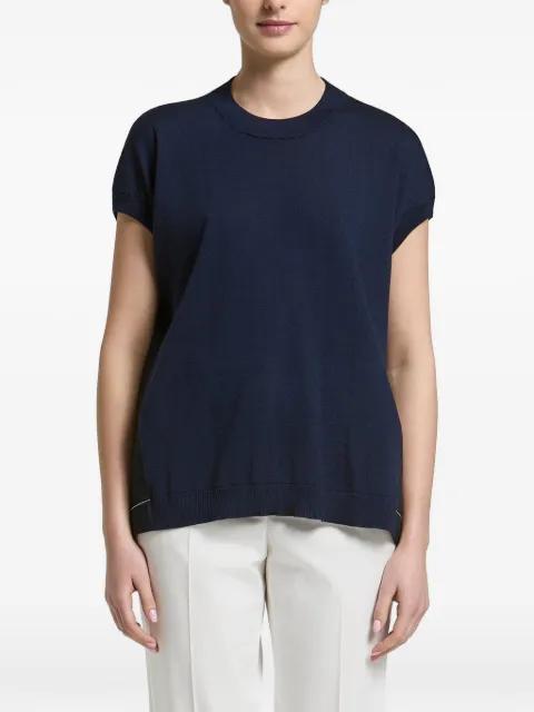 crew-neck vest by PESERICO