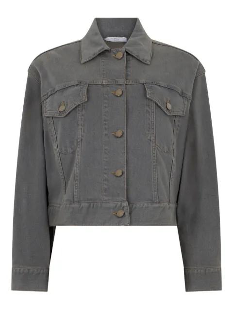 cropped denim jacket by PESERICO