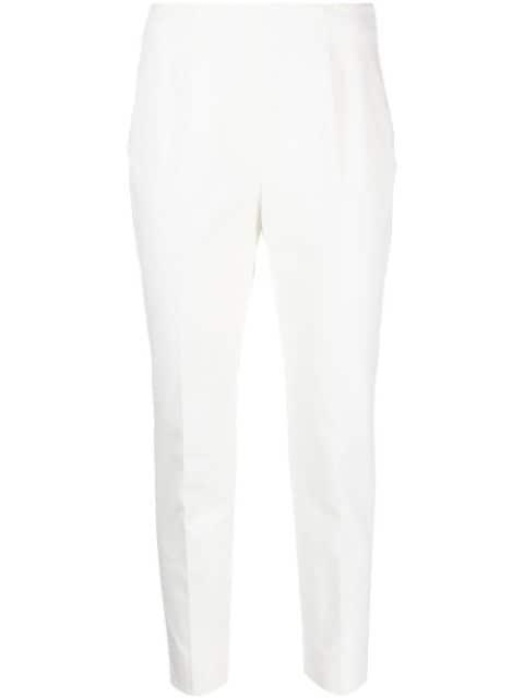 cropped tapered-leg trousers by PESERICO
