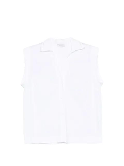 crystal-embellishment shirt by PESERICO