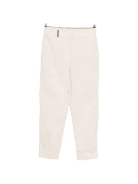 cuffed-hem trousers by PESERICO