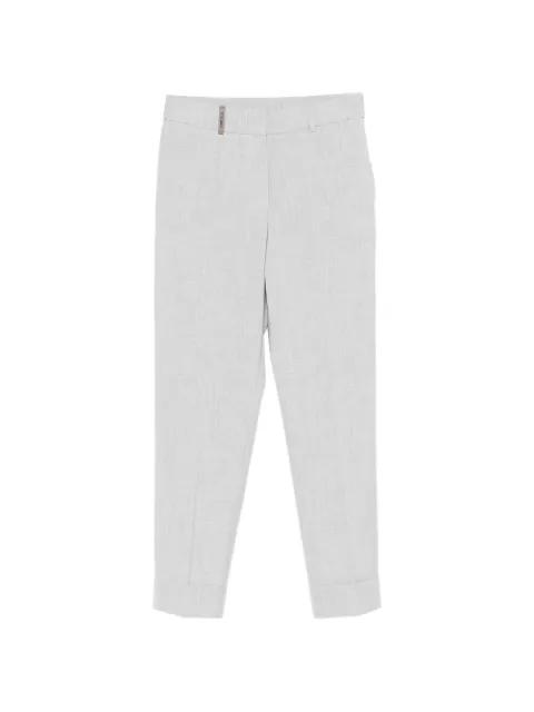 cuffed tailored trousers by PESERICO