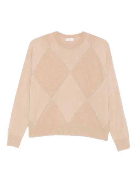 diamond-pattern sweater by PESERICO
