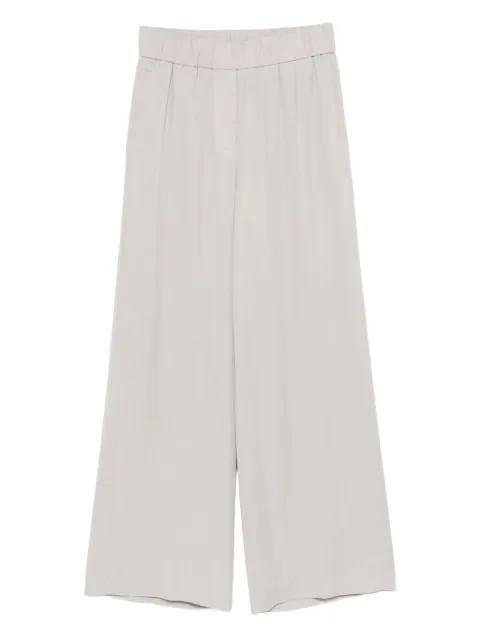 elastic-waist trousers by PESERICO