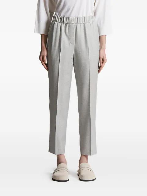 elastic-waist trousers by PESERICO
