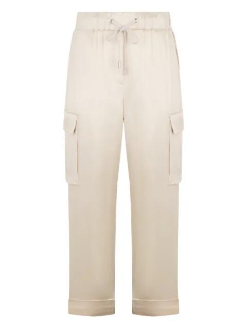 elasticated pocket trousers by PESERICO
