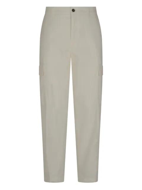 elasticated-waist cargo pants by PESERICO