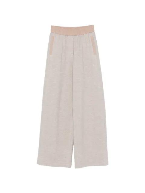 elasticated-waistband track pants by PESERICO