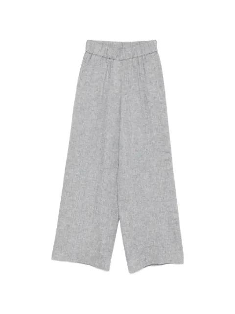 elasticated-waistband trousers by PESERICO
