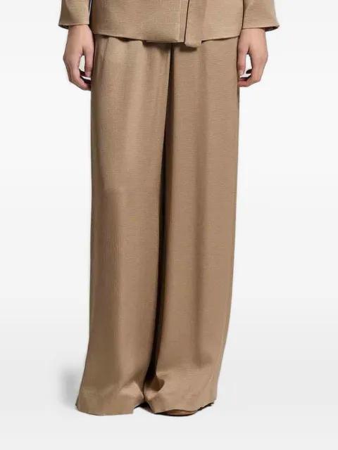 elasticated-waistband trousers by PESERICO