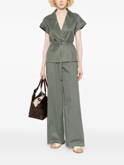 elasticated-waistband trousers by PESERICO