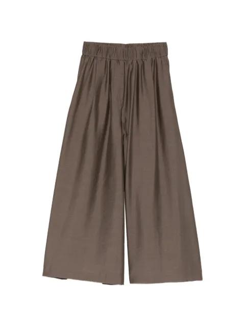 elasticated-waistband trousers by PESERICO