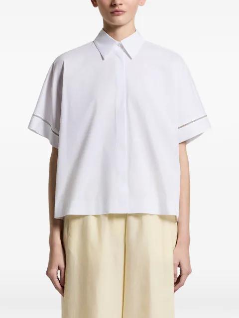 embellished short-sleeve shirt by PESERICO