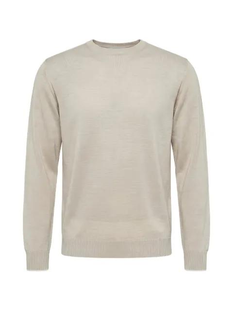 fine-knit crew-neck sweater by PESERICO