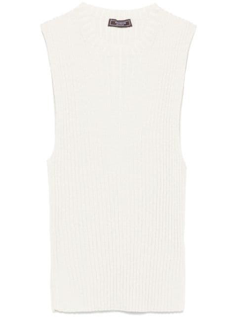 fine-ribbed tank top by PESERICO