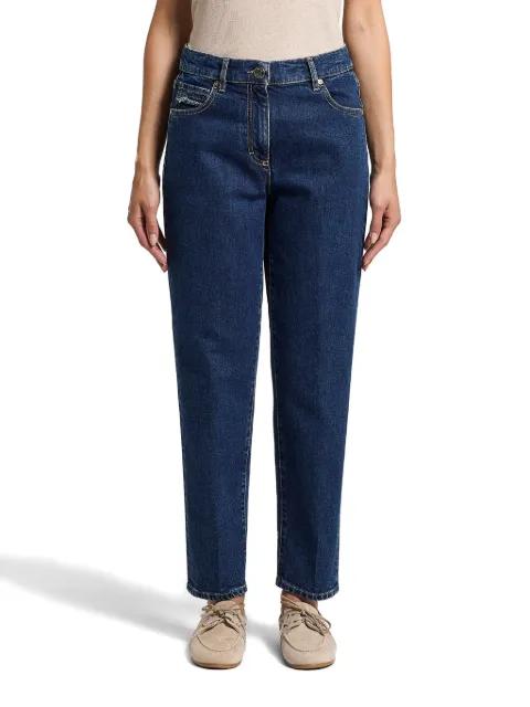 frayed-detail jeans by PESERICO
