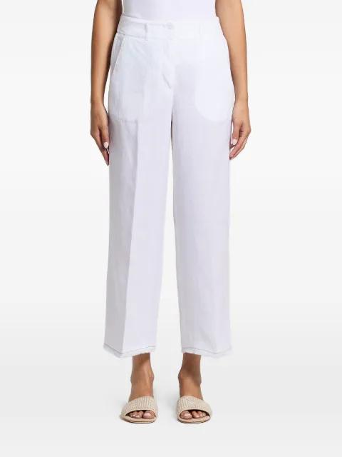 frayed-hem trousers by PESERICO