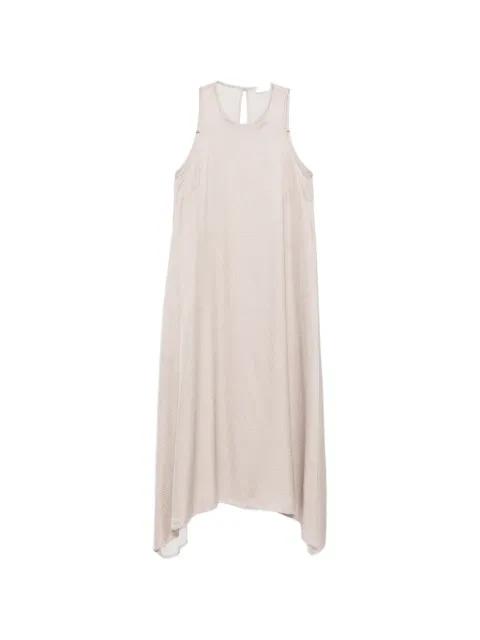 geometric-print asymmetric dress by PESERICO