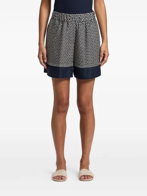 geometric-print shorts by PESERICO