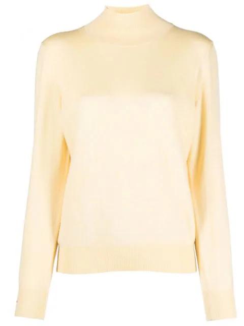 high-neck wool jumper by PESERICO