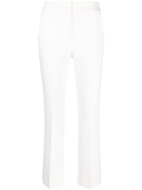 high-waist straight-leg trousers by PESERICO