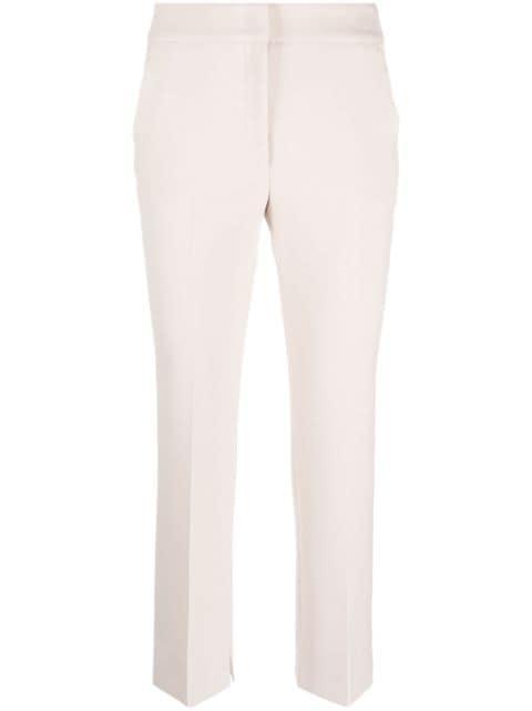 high-waist straight-leg trousers by PESERICO