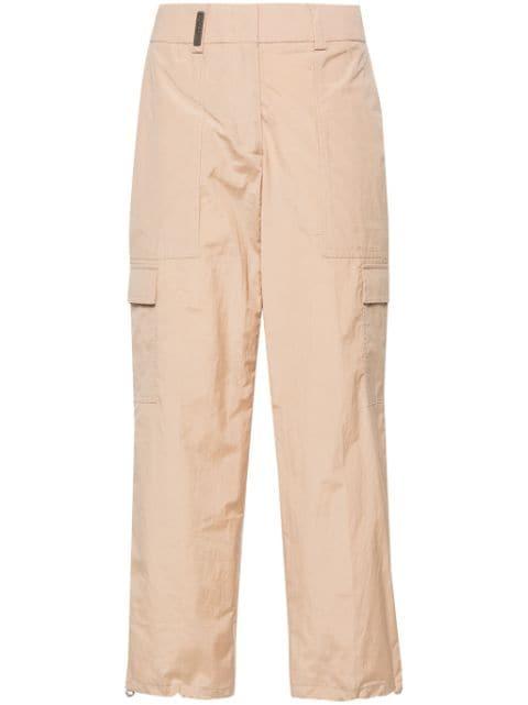 high-waist tapered trousers by PESERICO