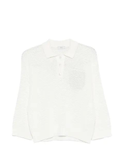 knitted polo shirt by PESERICO