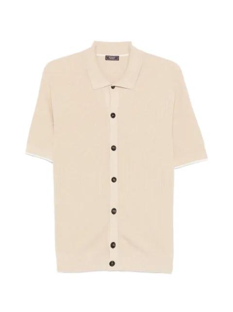 knitted polo shirt by PESERICO