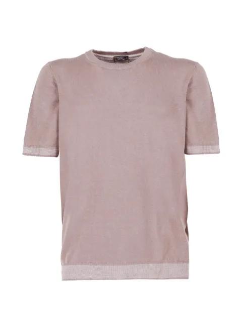 knitted short-sleeve sweater by PESERICO