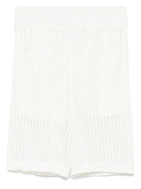 knitted shorts by PESERICO