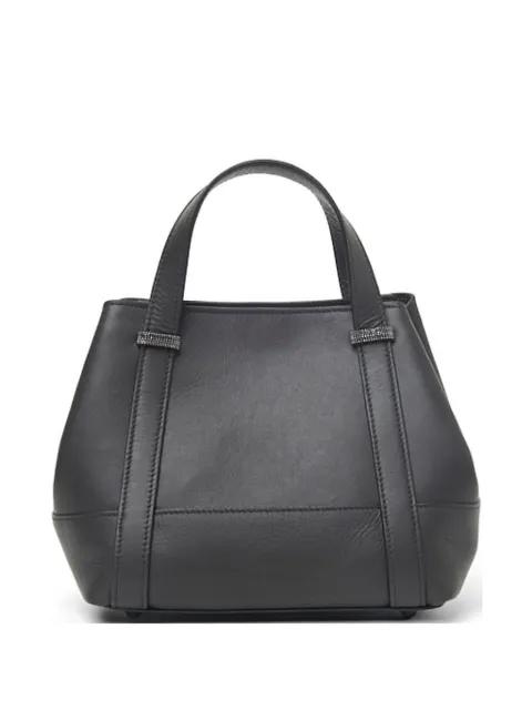leather tote bag by PESERICO