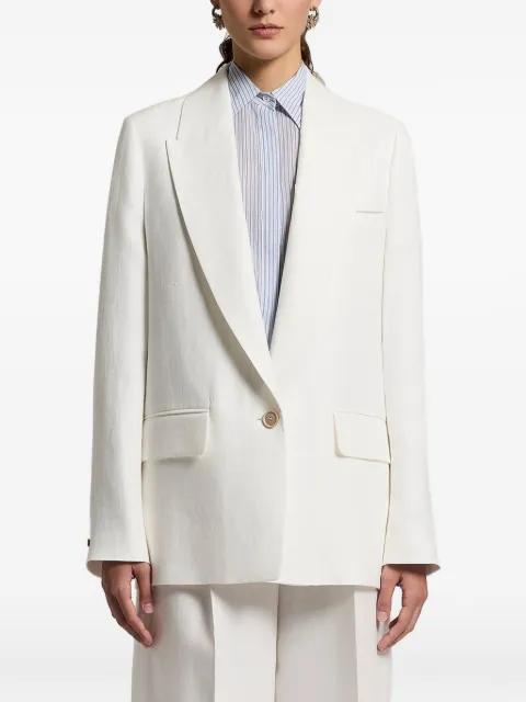 linen gabardine blazer by PESERICO