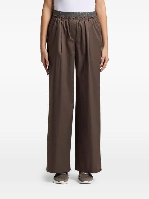 logo-waistband trousers by PESERICO