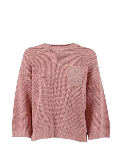 long-sleeve pocket sweater by PESERICO