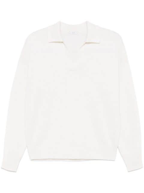 long-sleeve polo top by PESERICO
