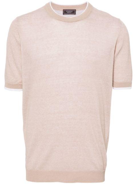 mélange-effect T-shirt by PESERICO