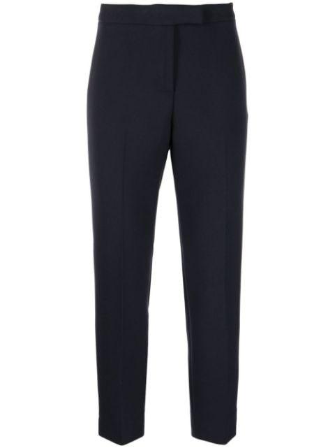 mid-rise slim-cut trousers by PESERICO