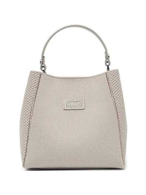mini beige tote bag by PESERICO