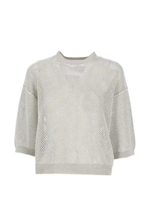 open-knit sweater by PESERICO