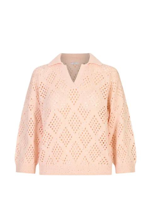 open-knit sweater by PESERICO