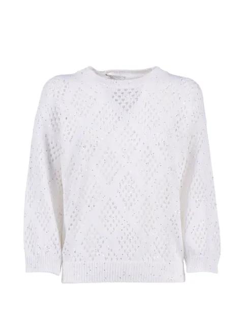 openwork sweater by PESERICO