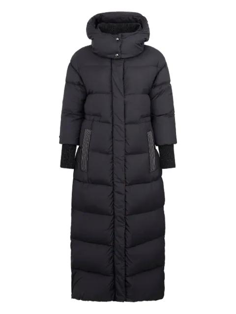 padded hoodied coat by PESERICO
