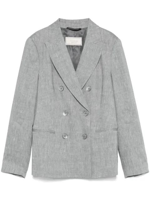 peak-lapels blazer by PESERICO