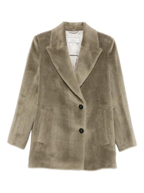 peak-lapels coat by PESERICO