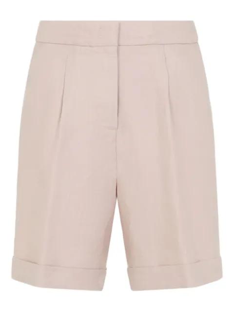 pleat-detail shorts by PESERICO