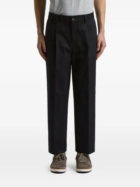 pleated button-fastening trousers by PESERICO