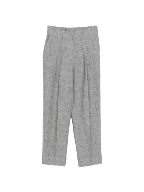 pleated cuffed trousers by PESERICO